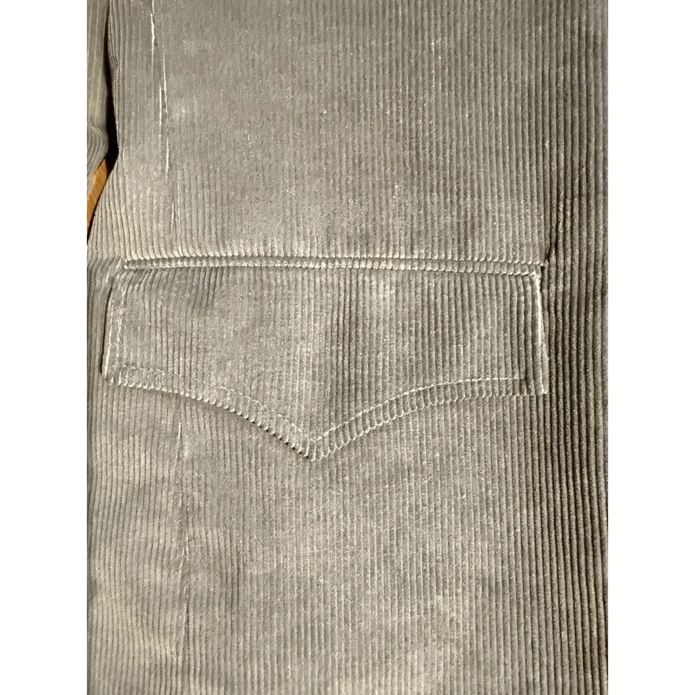 Vintage PIONEER‎ WEAR Corduroy Blazer 48L Rancher Jacket Gray Suede Elbow Patch